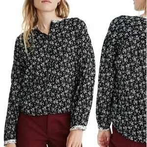 Madewell Print-Mix Meadow Shirt in Branch Floral Large
